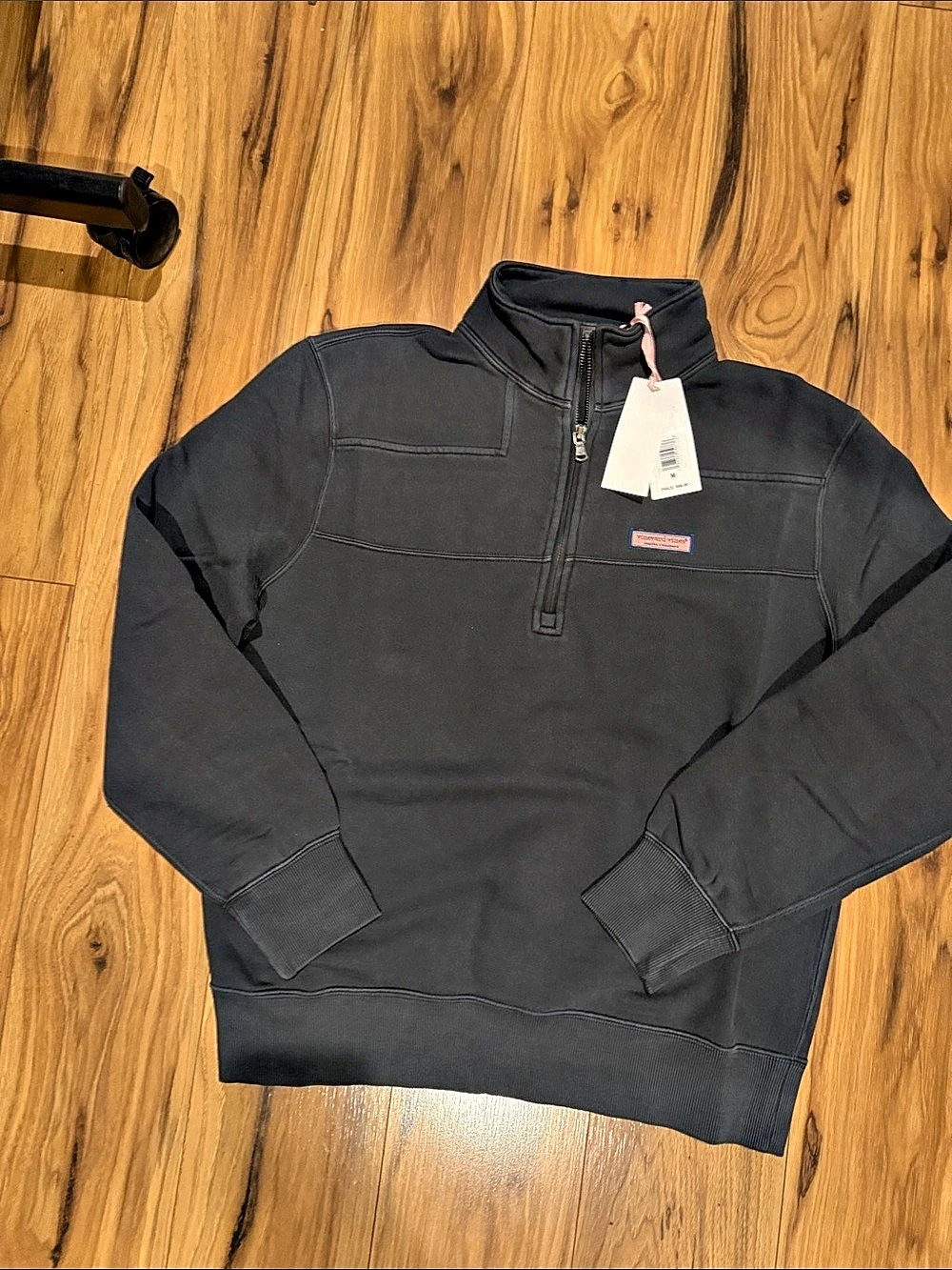 Vineyard Vines Quarter-Zip Pullover in Black